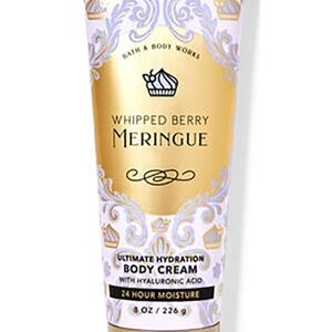 NEW | Bath & Body Works Whipped Berry Meringue Cream - Gold & Purple